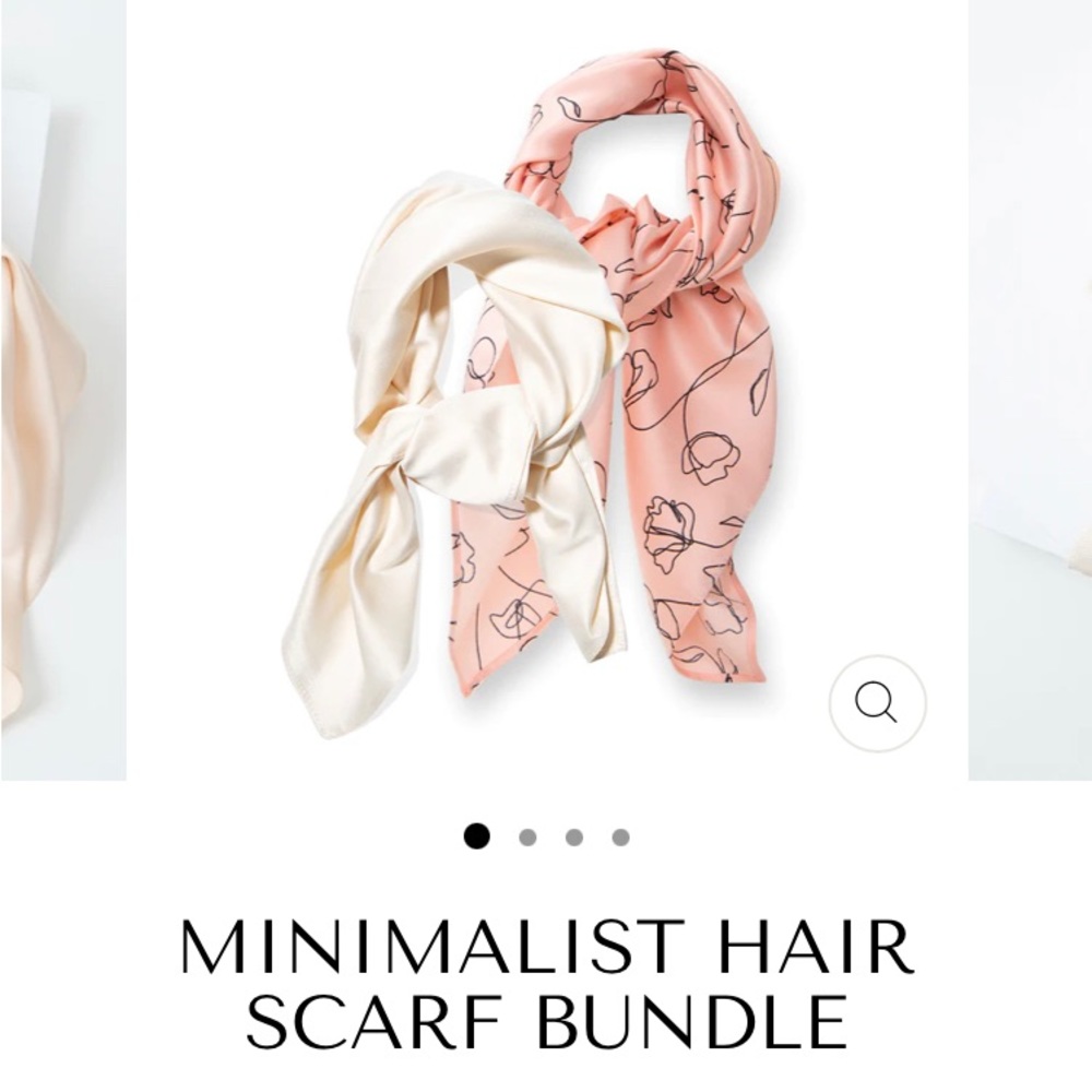 NEW Lark & Ives Silky Hair Scarf Set